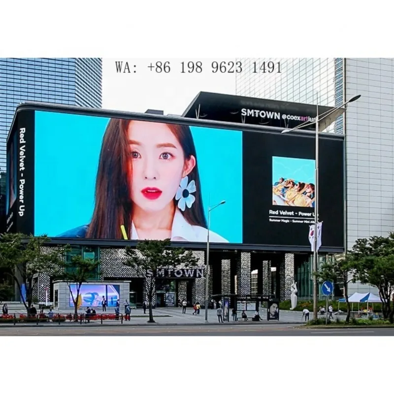 P4 P5 P8 P10 Naked Eye 3D LED Billboard High Brightness Waterproof Fixed Outdoor Commercial Advertising Video Wall