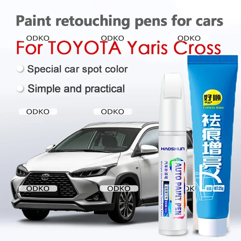 For Toyota Yaris Cross Touch-Up Pen Super White Special Car Paint Repair for Automotive Parts Modification