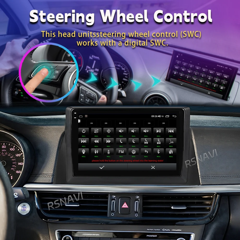 RSNAVI Android 16 For Kia Opti - Car Dsp With Android App Control review and price