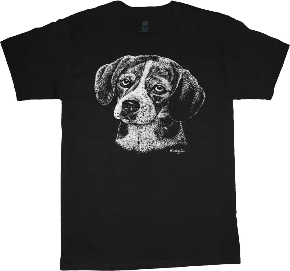 Beagle Shirt Dog Breed T-shirt Black Tee White Design Anime Graph T-shirts Vintage High Quality 100%Cotton