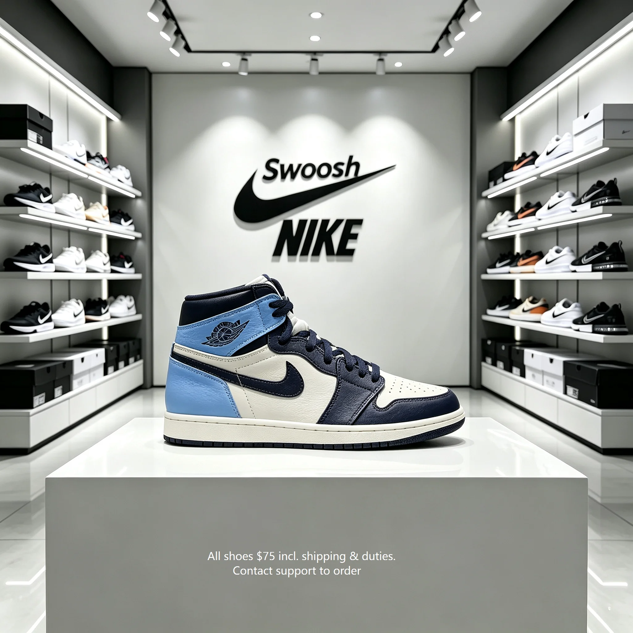 Nike Jordan Air Jordan 1 Retro High OG Obsidian, Zapatillas de Baloncesto Antideslizantes y Resistentes al Desgaste, Unisex 555088-140