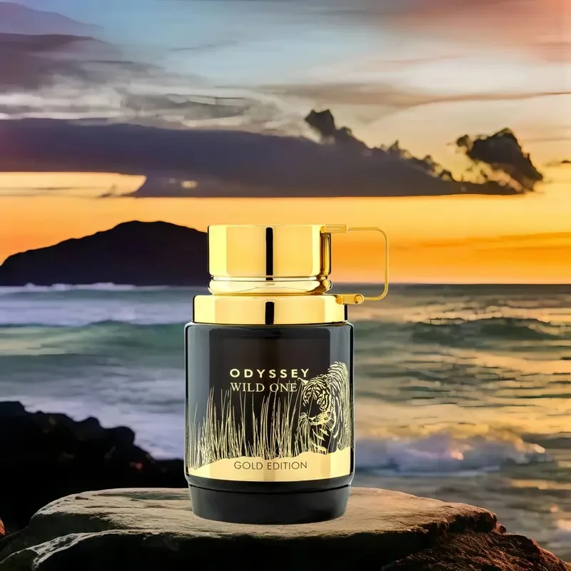 Armaf Odyssey Wild One Gold Edition EDP Spray 100 مل عطور عربية أصلية عالية الجودة تدوم طويلاً عطر WoodySpicy كولونيا للرجال
