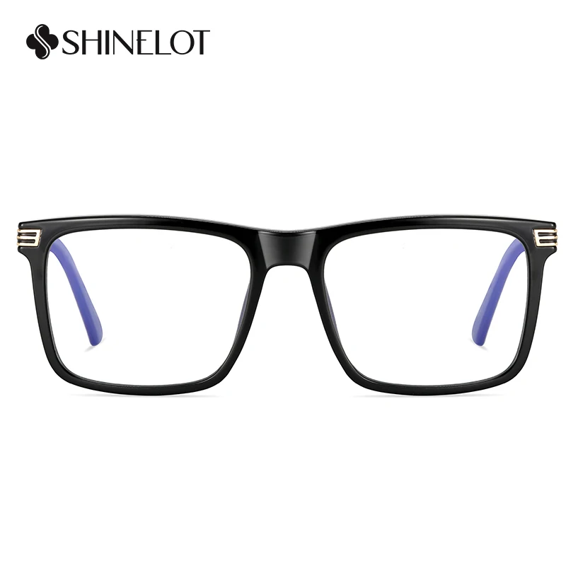 93556 Squre Men Eyeglasses Frame Science Geek Eye Protection Optical Glasses Youth Style Male College Students Eyewear view 3