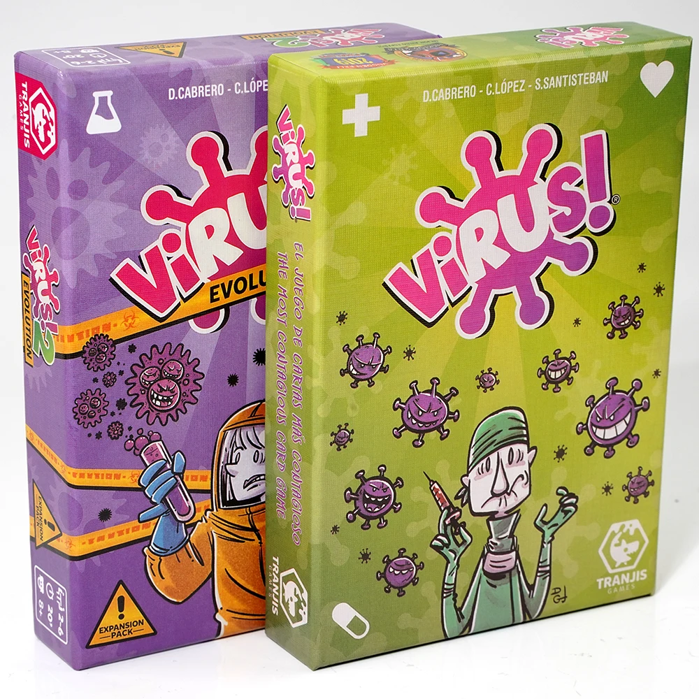 Virus! - Juego de cartas - El Juego mas contagioso. Edicion Española. +8 años VIRUS! 2 Evolution (Expansión) - Juego de cartas (