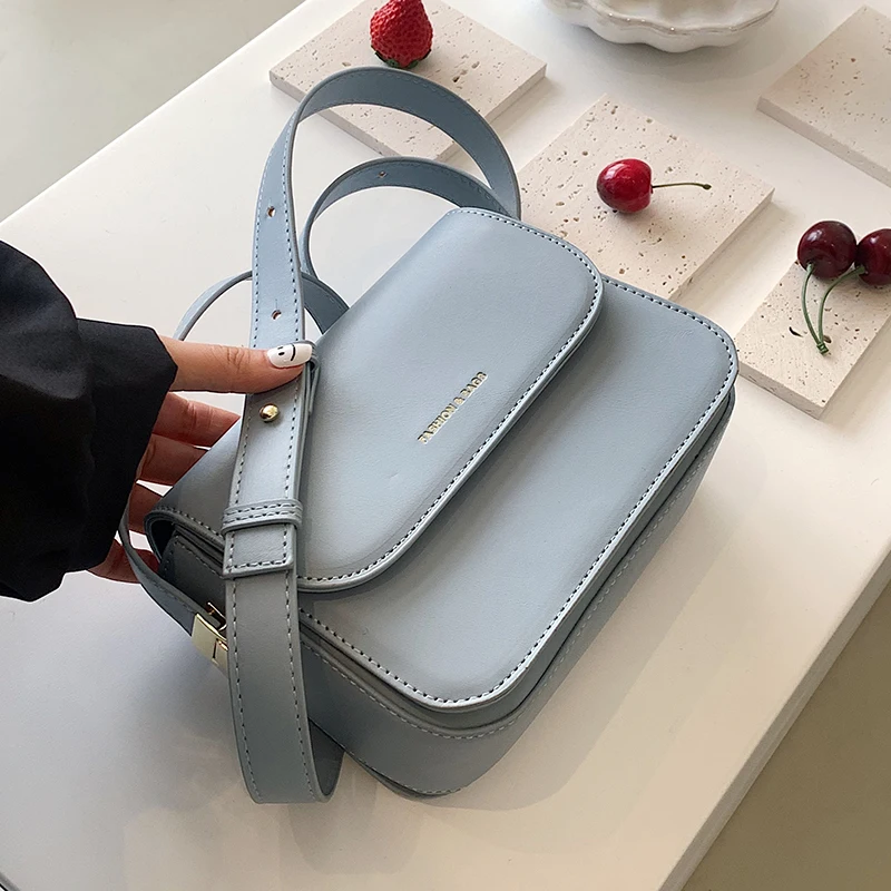 Summer Small Square Bag 2024 Women\'s New Simple Single Shoulder Crossbody Bags Temperament  Elegant Handbags Korean Popular