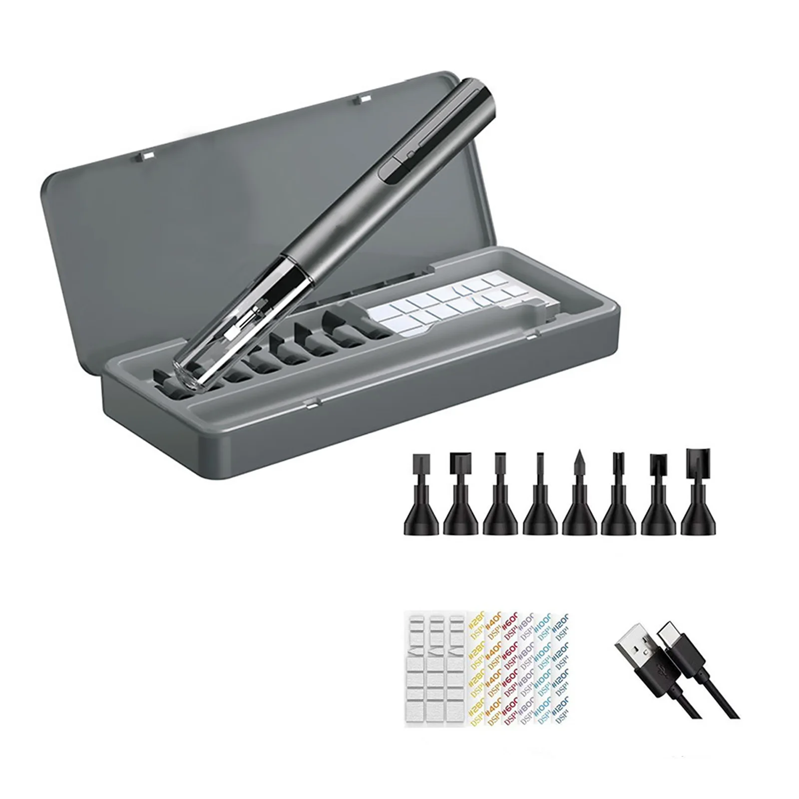 Reciprocating Electric Sander For Assembly Model Hobby Grinding Pen Craft Tool Kit