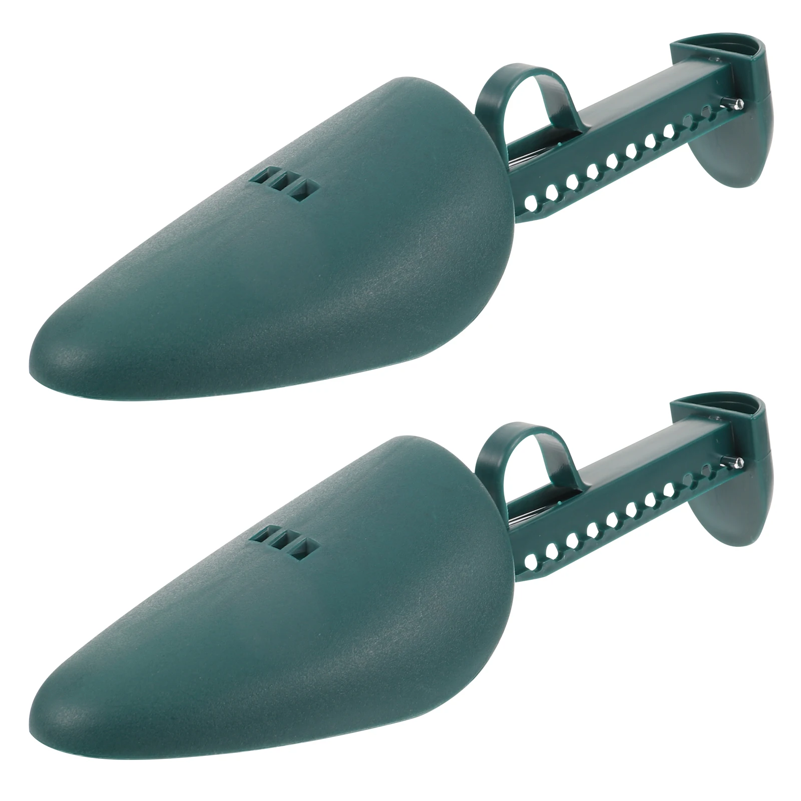 

2 Pairs Black Plastic Adjustable Shoe Trees for Men Women Boot Stretchers Shoe Lightweight Portable Travel Home Use
