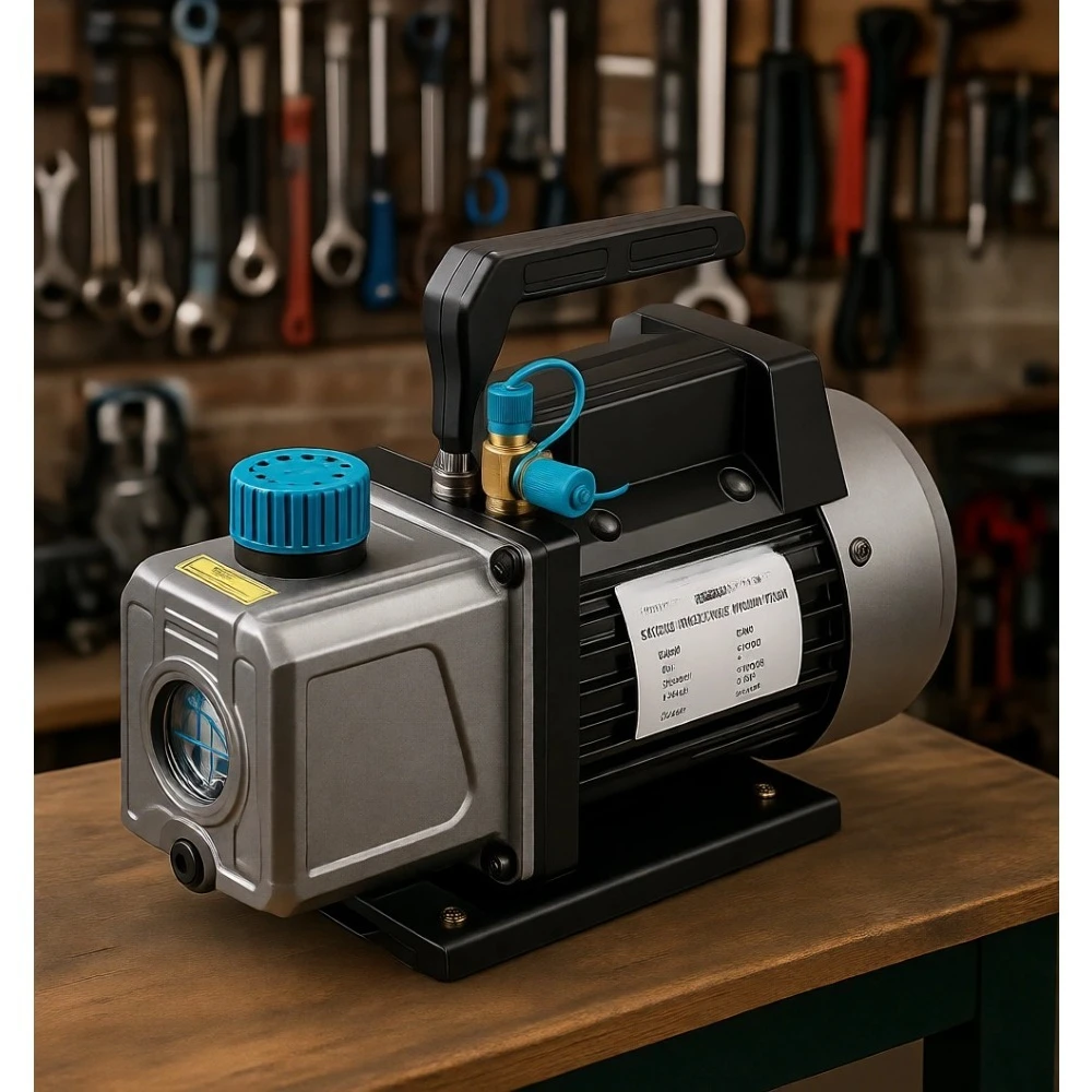 

3.5 CFM Single Stage Vacuum Pump for HVAC AC Refrigerant Degassing Oil Included