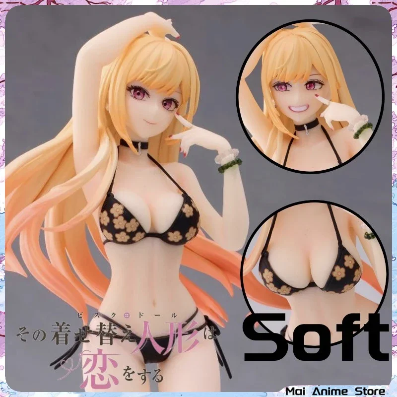 24cm Kitagawa Marin Figure Anime My-Dress-Up-Darling Soft Hentai Sexy Aciton Figurine Marin Statues Decoration Table Accessories