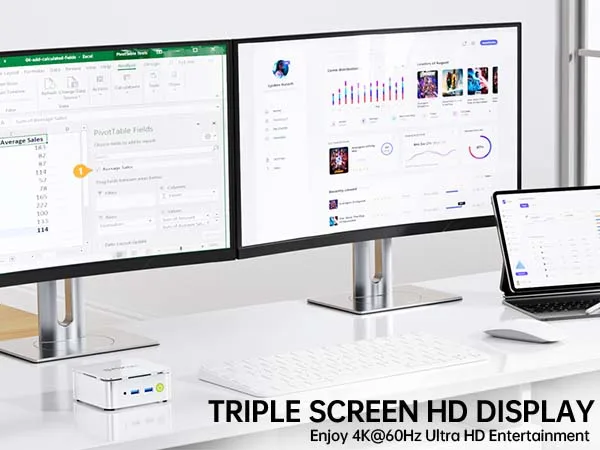 GMKtec G10 Ryzen 5 3500U كمبيوتر صغير ويندوز 11 DDR4 16GB/32GB 512GB Nvme SSD WIFI5 BT5.0 سطح المكتب كمبيوتر صغير مكتب ألعاب الكمبيوتر