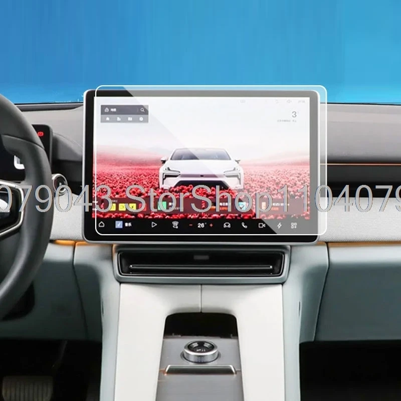 Tempered glass Screen Protector For Polestar 4  2023 2024 2025 15.4 inch Car radio GPS Navigation Displayscreen protective film