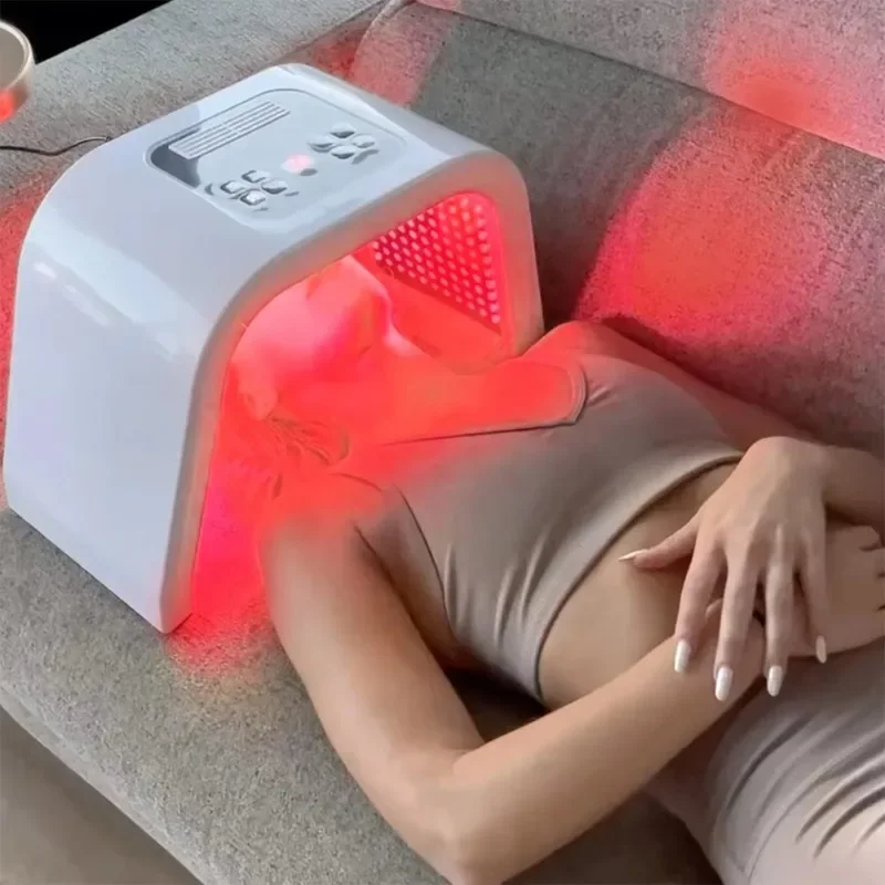 Led Red Light Therapy Machine 7 Colors Facial Care Rejuvenation Beauty Household LED Light Therapy Mask