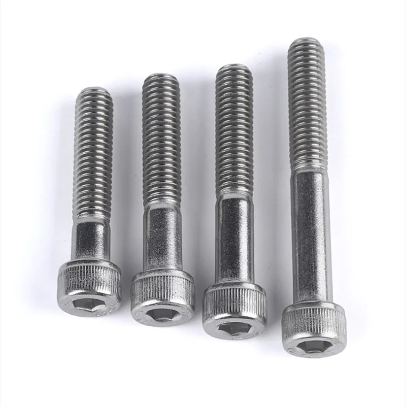 Bild 4: M4 M5 M6 M8 M10 M12 304 Edelstahl Innensechskantschraube Blechschraube Sechskantschraube L = 30–120 mm