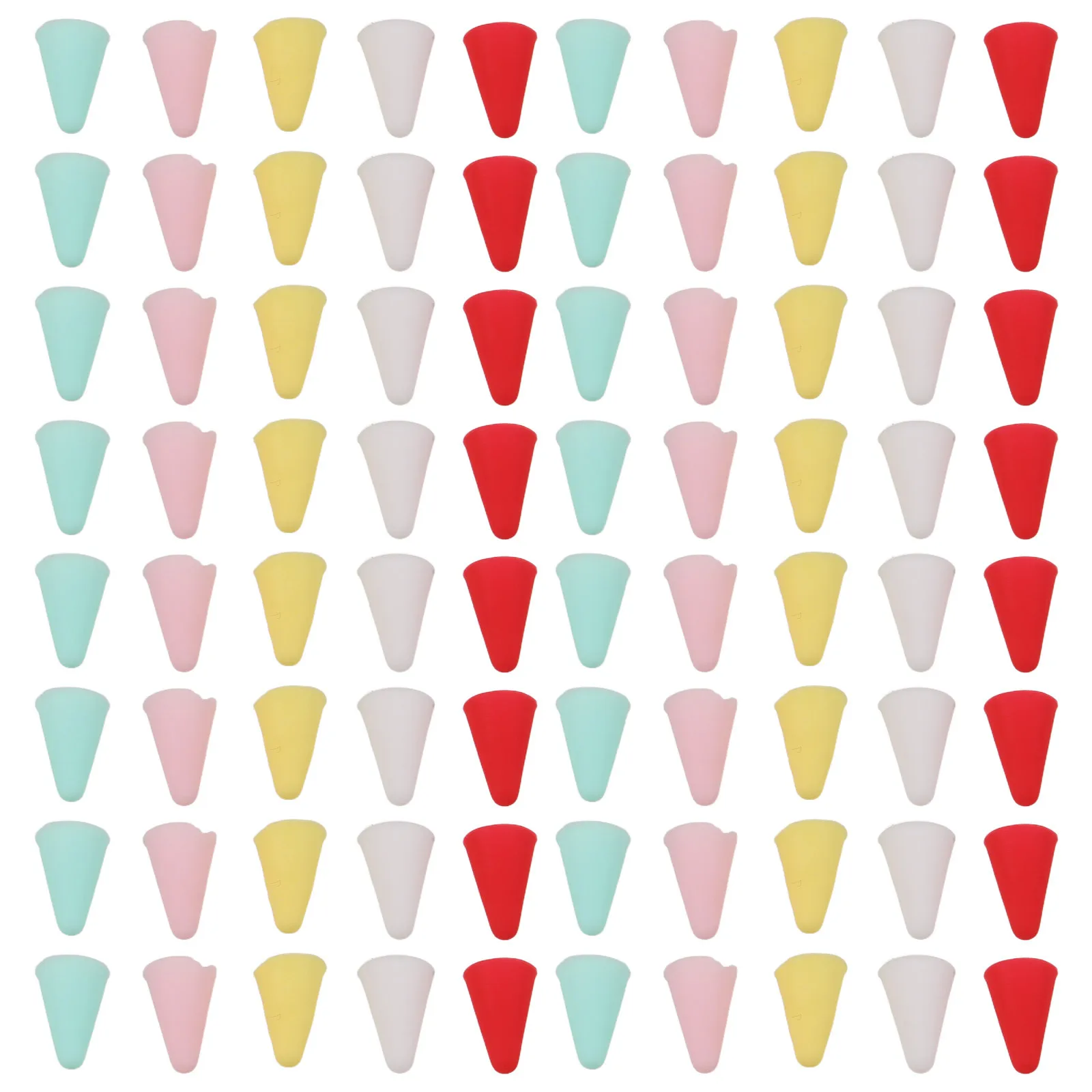 

500pcs Pencil Tip Cap Silicone Cover For Stylus Pen Replaceable Nib Protector Dustproof Compatible With Apple Pencil 1St 2Nd