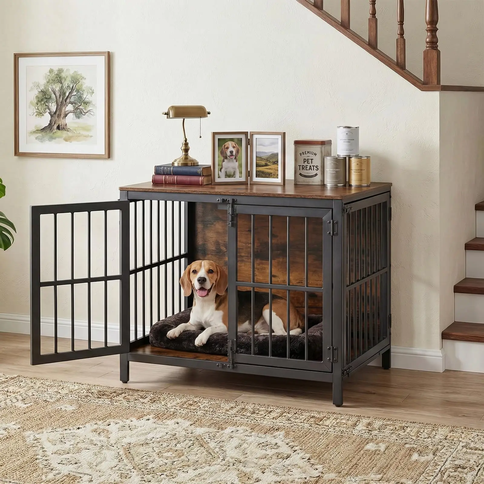 Heavy Duty Dog Crate Furniture, 31.5
