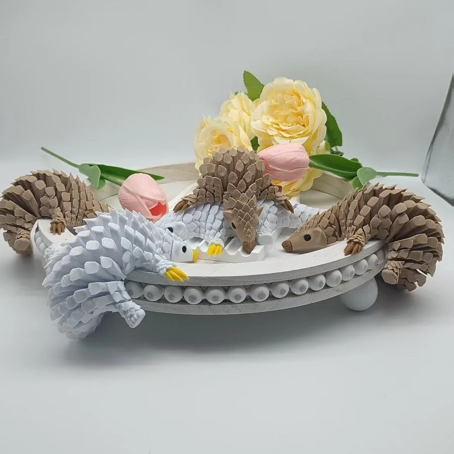 2025 Pangolin, 3D Printed Pangolin Statue, Animal Model Decoration, Indoor and Outdoor Decoration Decoration, Christmas,
