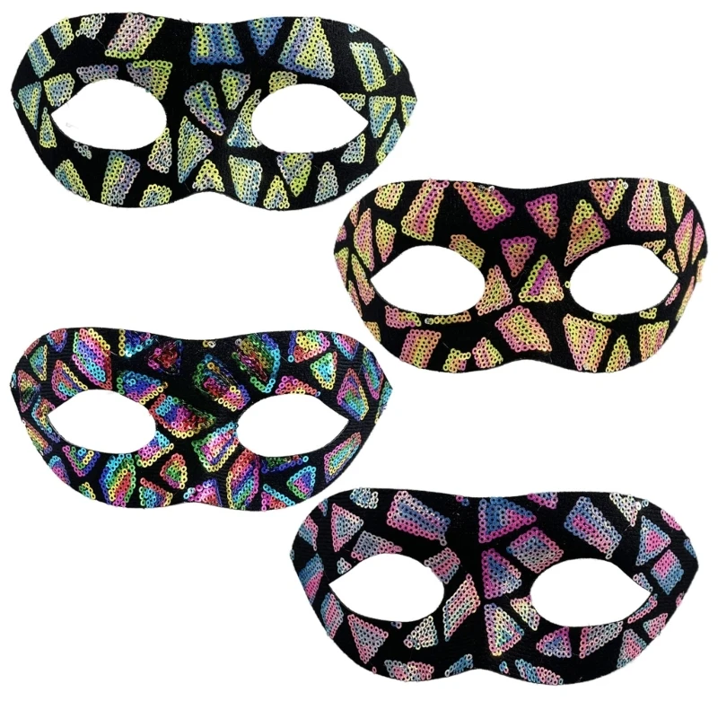 Mặt nạ giả trang Mặt nạ tiệc Venetians Mặt nạ trang phục Halloween Mặt nạ Mardi Gras cho phụ nữ nam sequins nửa mặt mặt nạ mặt