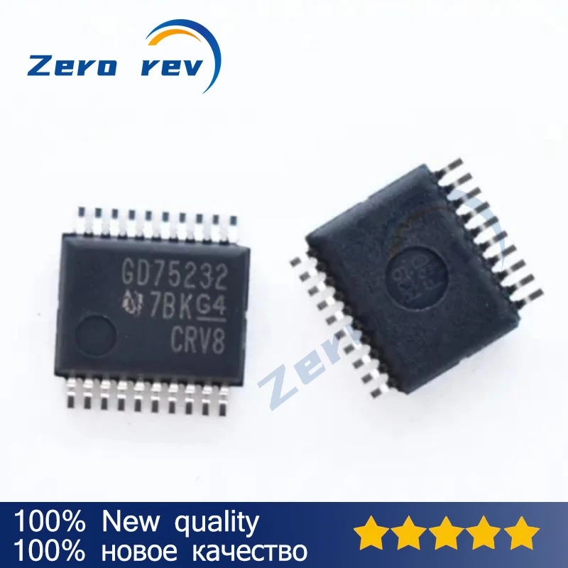 

5Pcs 100% New GD75232 GD75232PWR TSSOP20 GD75232DWR SOIC20 GD75232DBR SSOP20 GD65232PWR GD65232 TSSOP-20