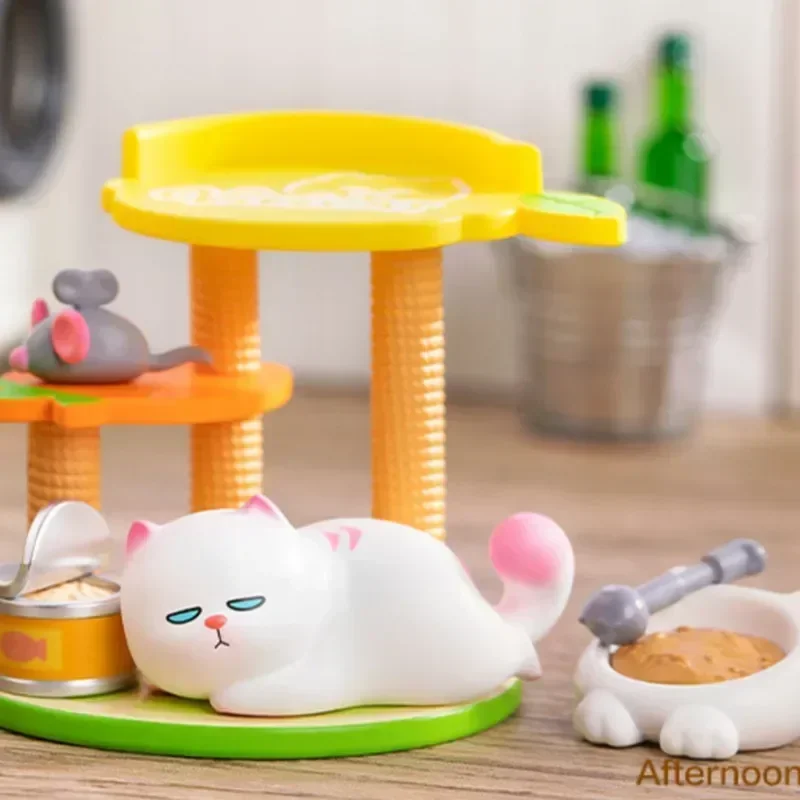 ポップマート-ヴィヴィキャット-ガーデンライフシリーズ-ブラインドボックス-ミステリーボックス-カワイイオーナメント-フィギュア-デスクトップデコレーション-キュートモデル