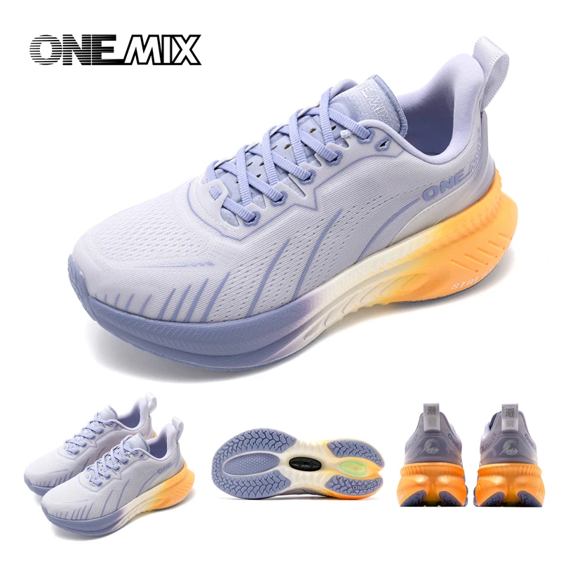 ONEMIX Gepolsterte Laufschuhe für Damen, Herbst und Winter, Heavy Runners, Schnürschuhe für Damen, Springseil, Tanz, rutschfeste Outdoor-Sneaker – Detail 17