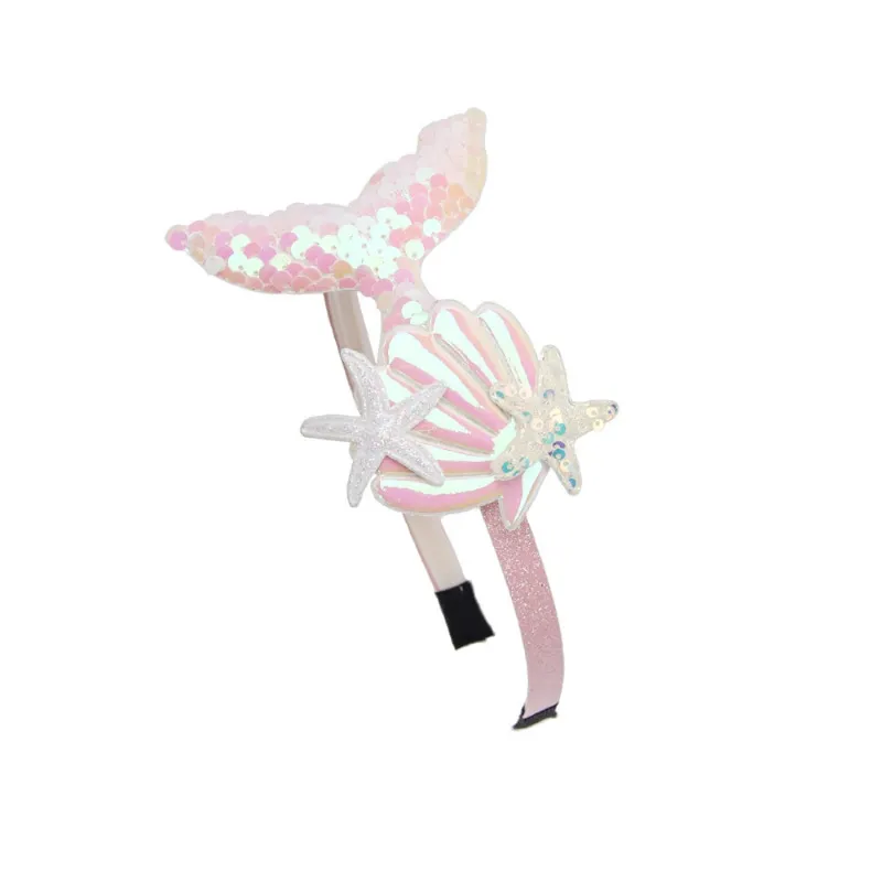 Mermaid Fish Tail Themed Birthday Party Hair Accessories Children's Hair Accessories Photo Prop Party Headbands image 6