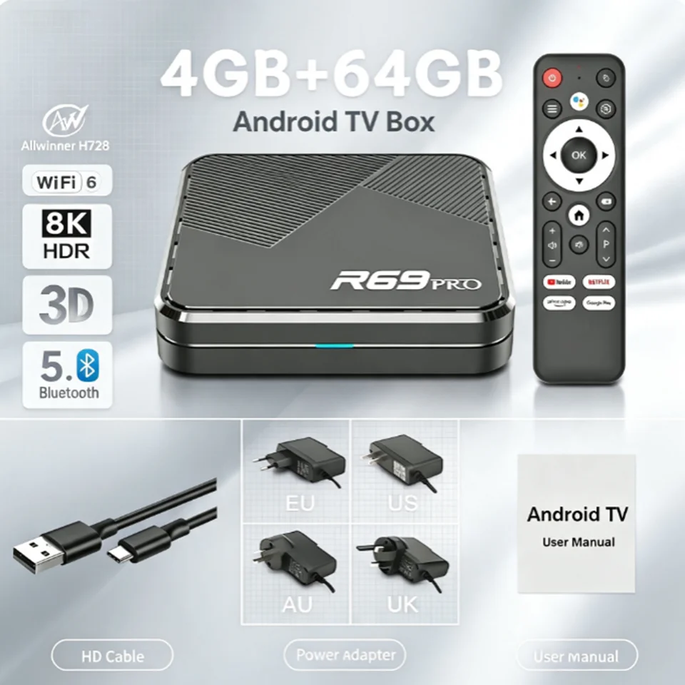 Smart Home Youtube - R69 PRO Android 14 8K Ultra