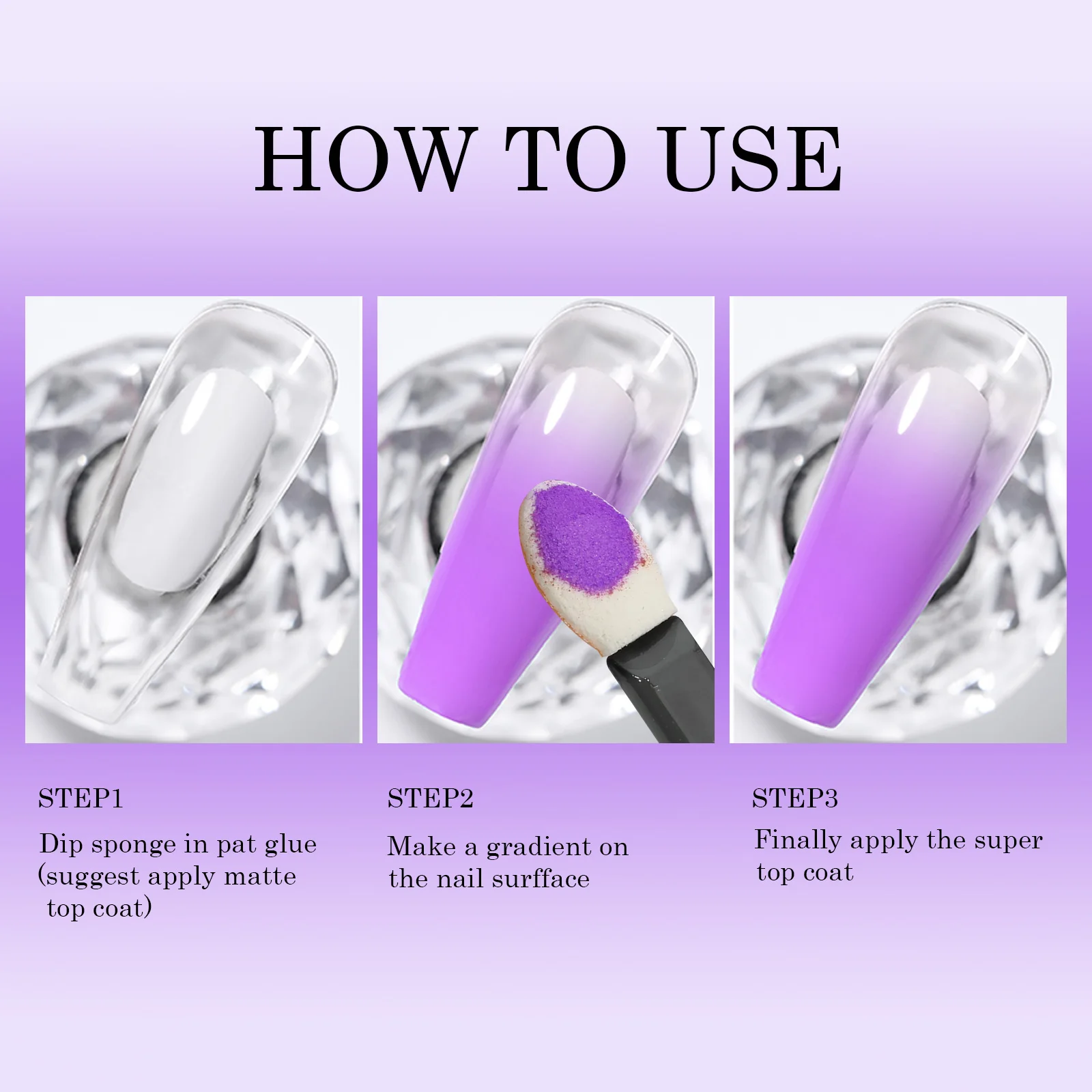 9-kleuren Nail Art Powder Set Chrome Nail Powder Chrome Nail Glitter DIY Nageldecoratie Glanzende Magische Spiegelafwerking Kunstgradiënt