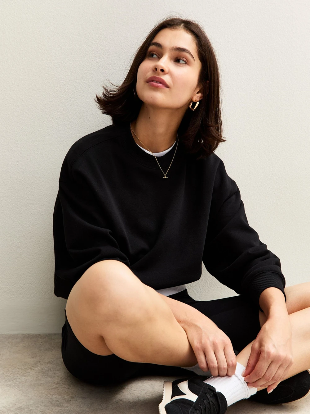 سامية لحظة البيج للجنسين طاقم الرقبة البلوز الخريف نمط للجنسين سترة المرأة متماسكة القياسية مع طباعة قابلة للتخصيص