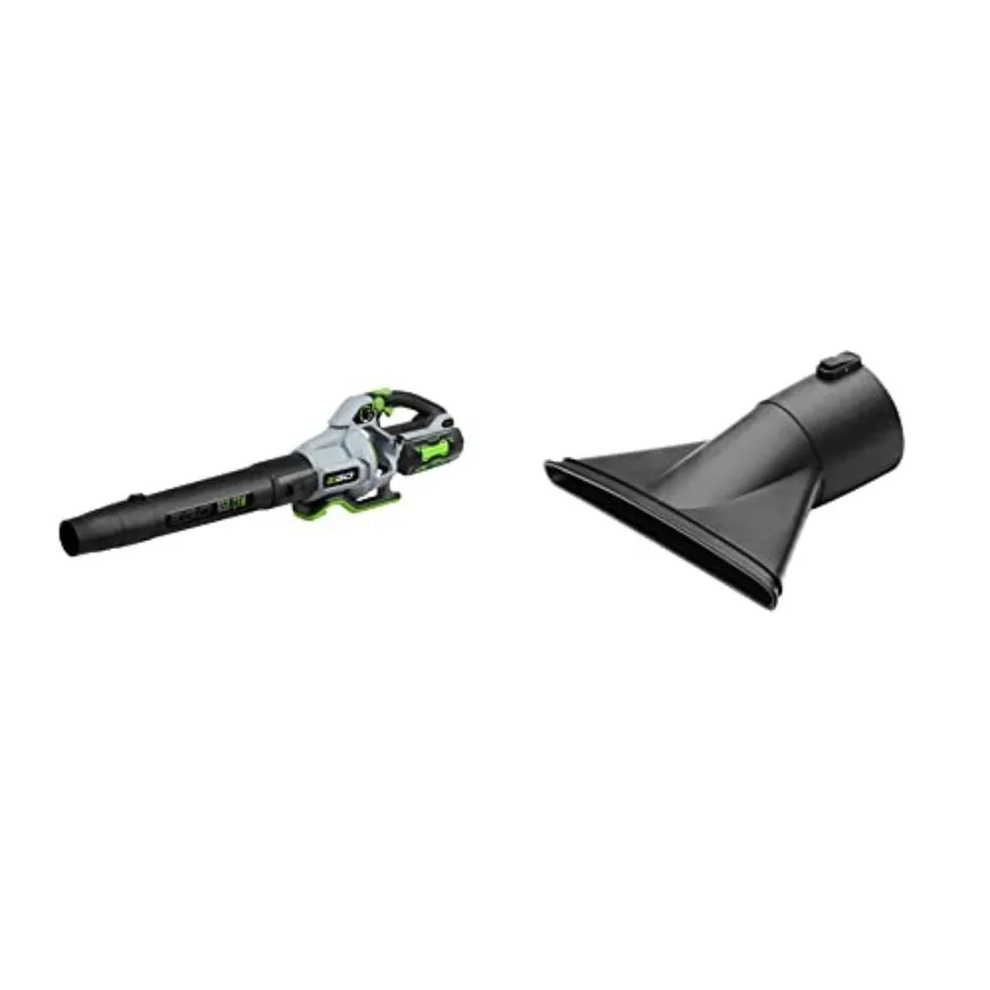 

650 CFM Variable-Speed 56-Volt Cordless Leaf Blower Bundle with Flat Spread Nozzle