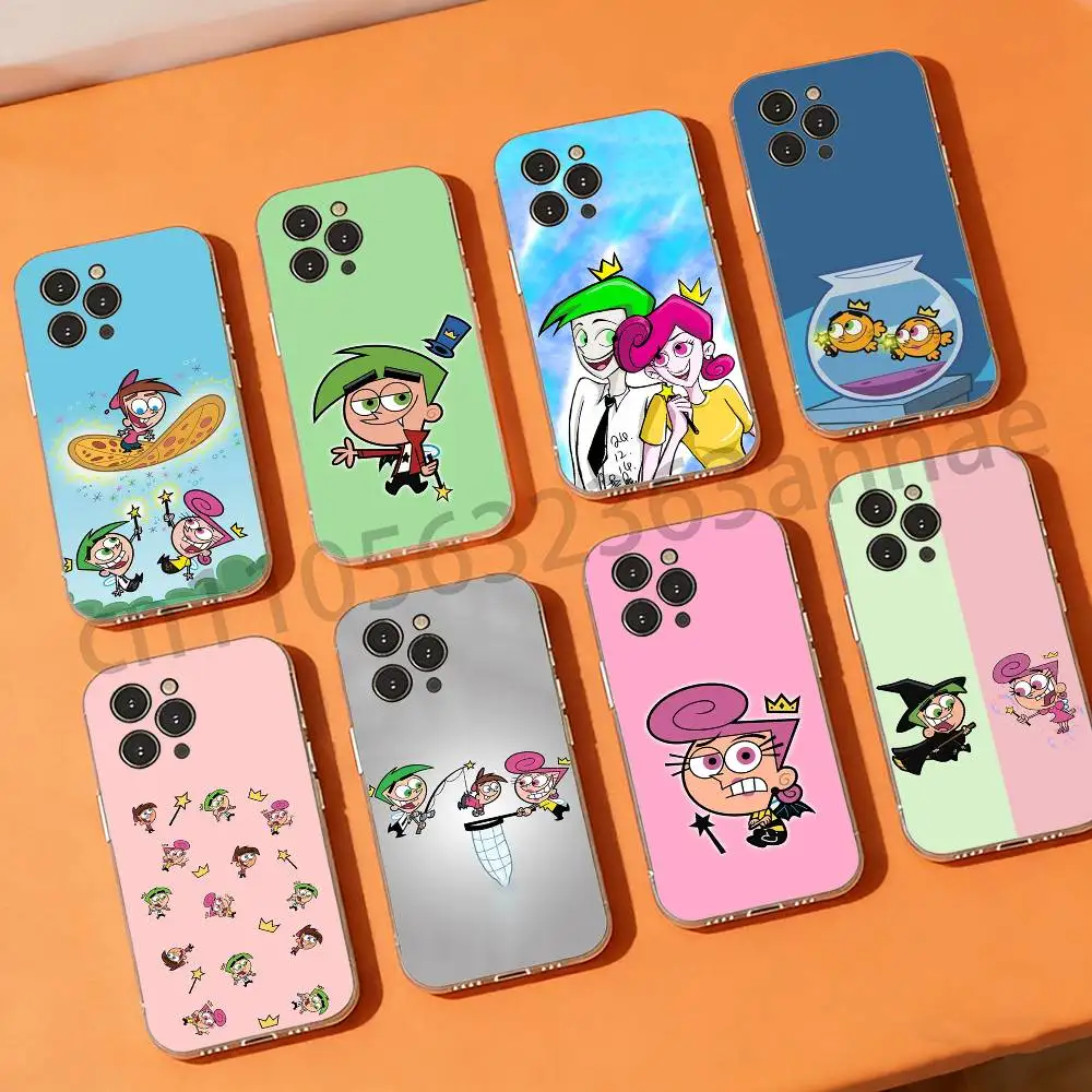 Funda para Teléfono C-Cosmo y W-Wanda para iPhone 11Pro 13 12 11 Pro Max 16e 17 Air 16 15 14 Plus 11ProMax