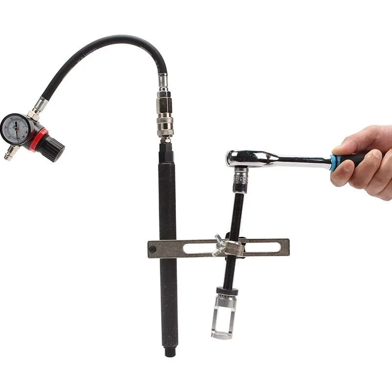 Cylinder Head Service Set Tool Kit Valve Spring Compressor Removal Installer Replacement valve oil seal tool