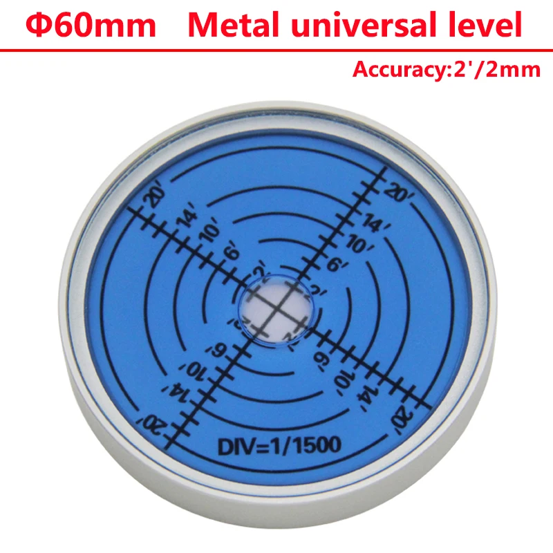 Metal universal level 6010/6012 high-precision 2-20 point portable magnetic level bubble level
