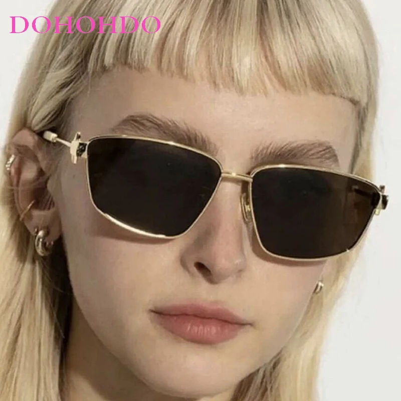

New Classic Punk Travel Sunglasses Luxury Brand Designer Men Women Personality Retro Metal Frame Sun Glasses UV400 Lentes De Sol