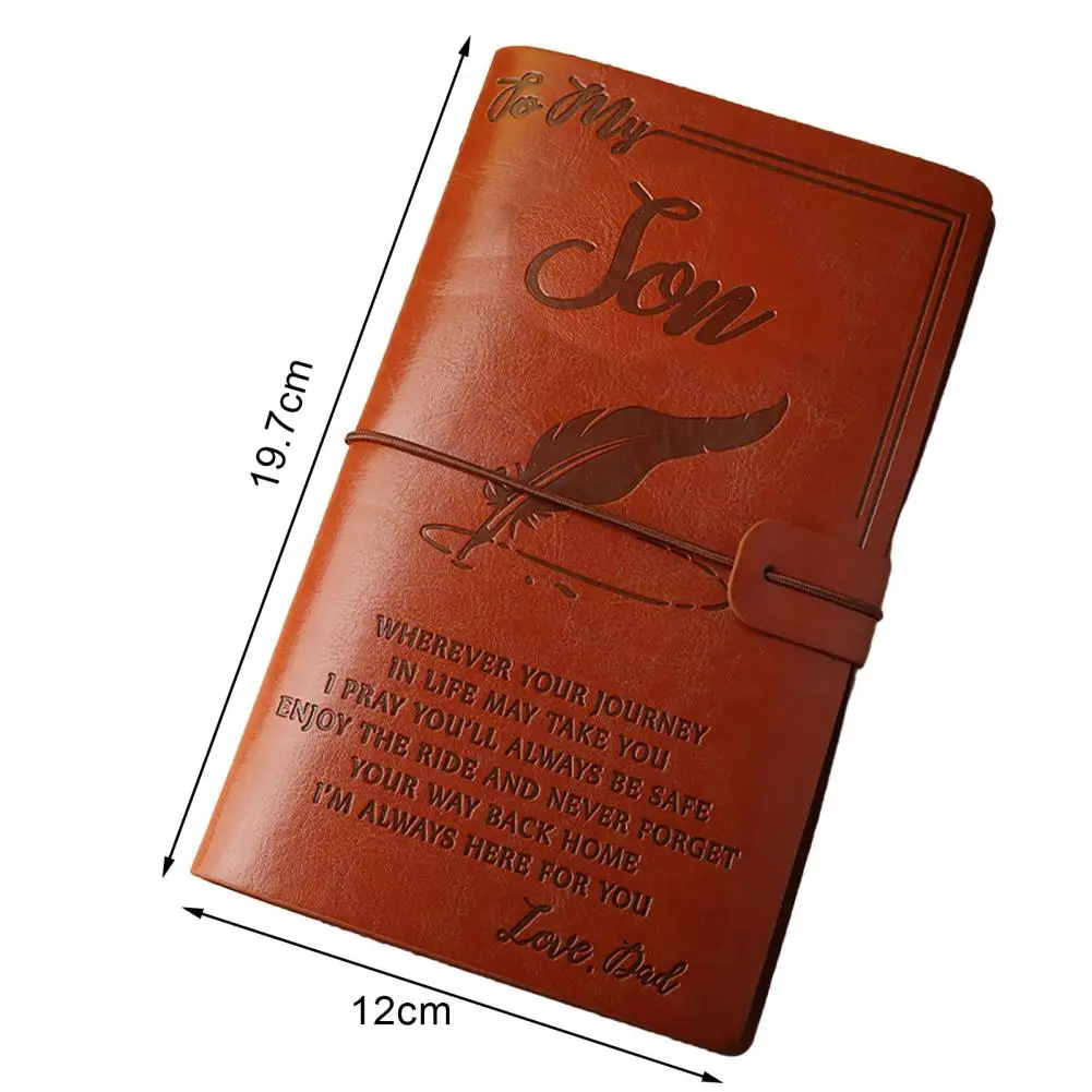 دفتر ملاحظات من الجلد الصناعي بطراز عتيق ، دفتر يوميات فارغ ، دفتر يوميات ، جدول أعمال ، هدية قرطاسية ، مفكرة للمسافر ، مخطط شهري