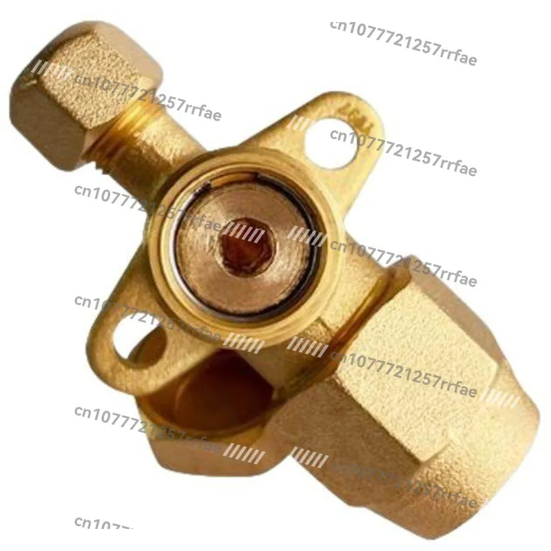 Copper globe valve, hand valve welded air conditioning valve