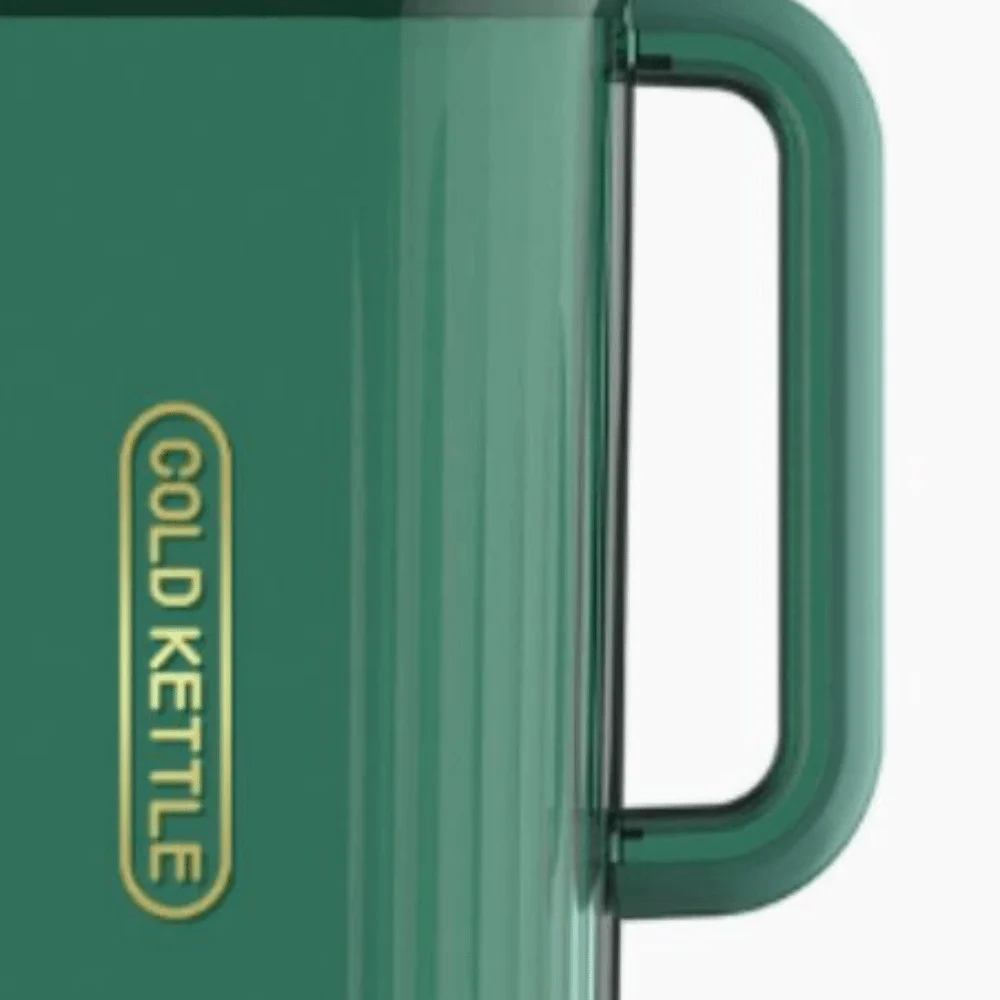 ABS Water Pitcher With Handle 74oz Capacity Beverage Dispenser Black, Green With 4 Cups Plastic Pitcher With Lid For Lemonade