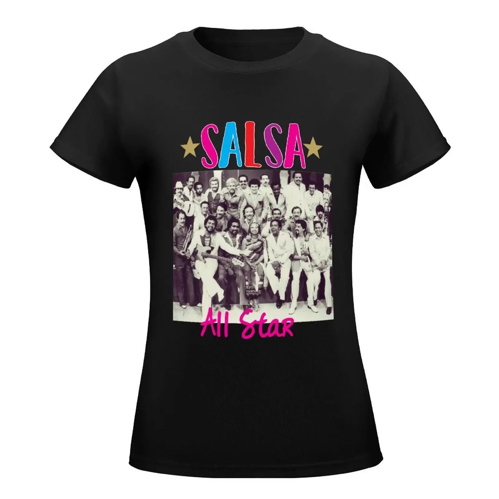 Salsa Singers T-Shirt lady clothes summer top t shirts for Women