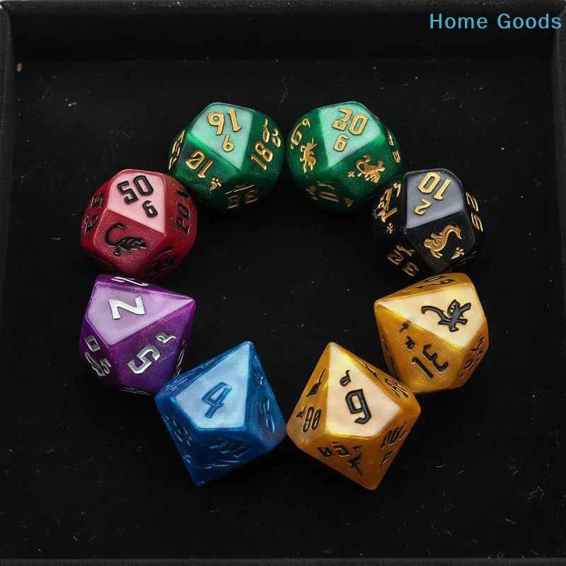 Prefered7Pcs 투명한 공룡 주사위 세트 DND - Board Game Digital 리뷰 및 가격
