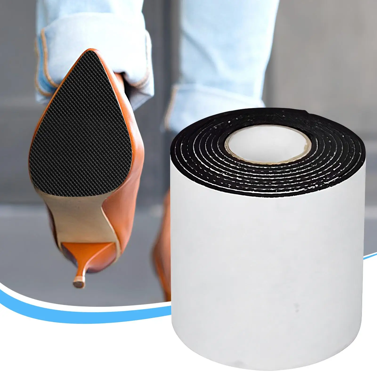 Self-Adhesive Noise Reduction Tape Shoe Sole Protector Sole Protector For Traction Home Offices School High Heels Boots Sneakers
