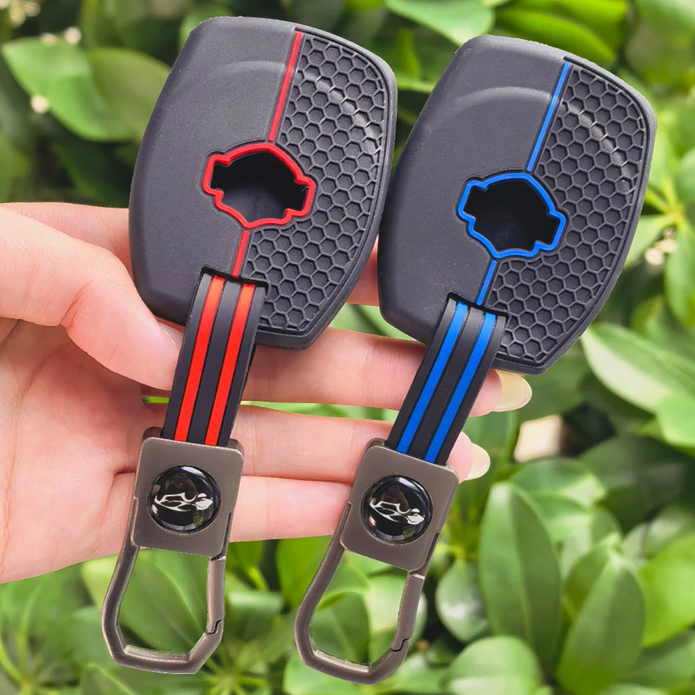 For Harley Sportster S 1250 RH1250 RA1250S 1pc Silicone Motorcycle Handmade Smart Key Case Fob Cover Keychains Accessory