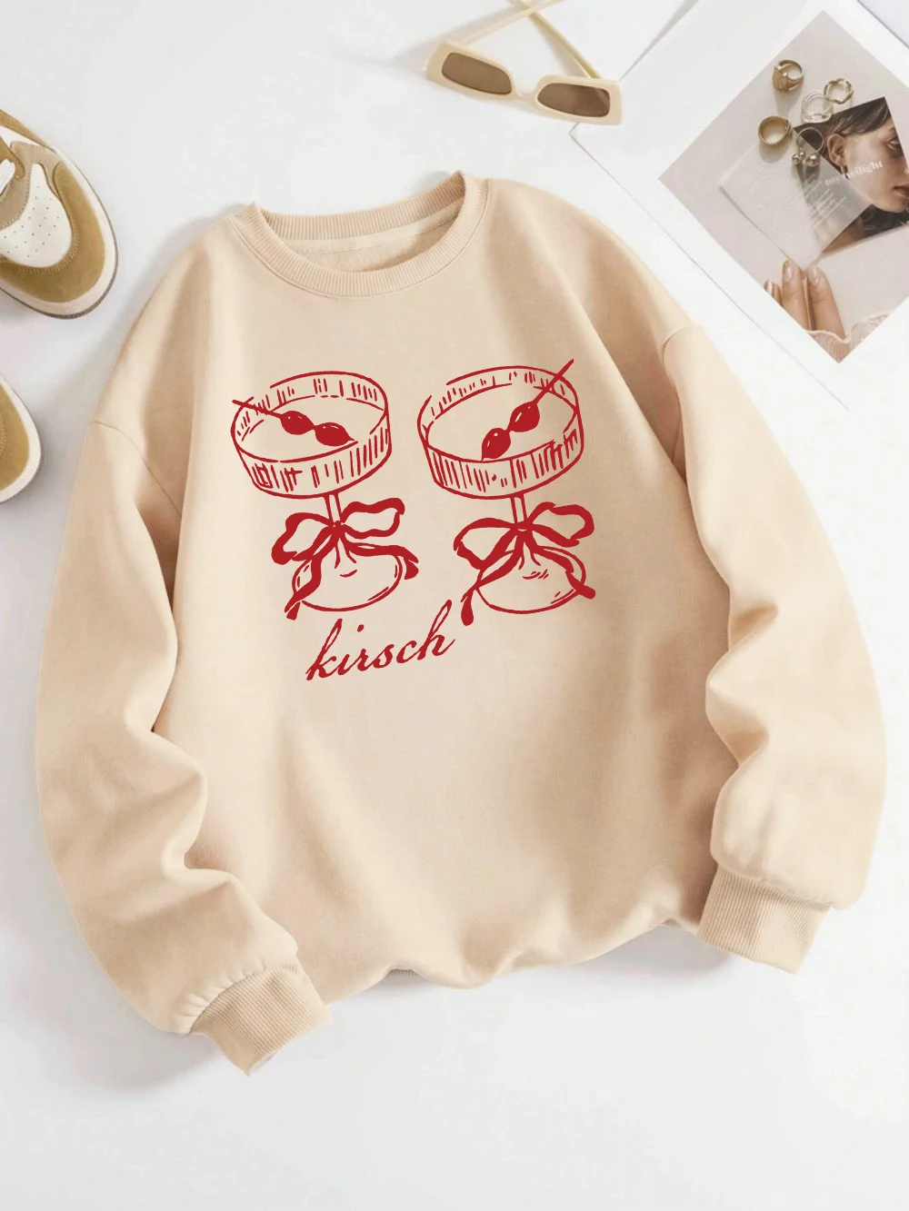 

Дизайнерский свитшот с бабочкой и маслом, женский осенний повседневный пуловер, свободные мягкие толстовки, удобная одежда в стиле Харадзюку