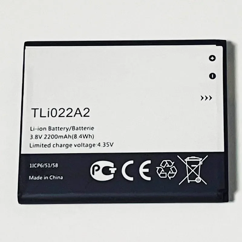 New 3.8V 2200mAh TLi022A2 For Alcatel One Touch Snap LTE, 7030Y, 7030R, Sonic, A851, A851L, TLi022A1, CAB2200005C2 Battery