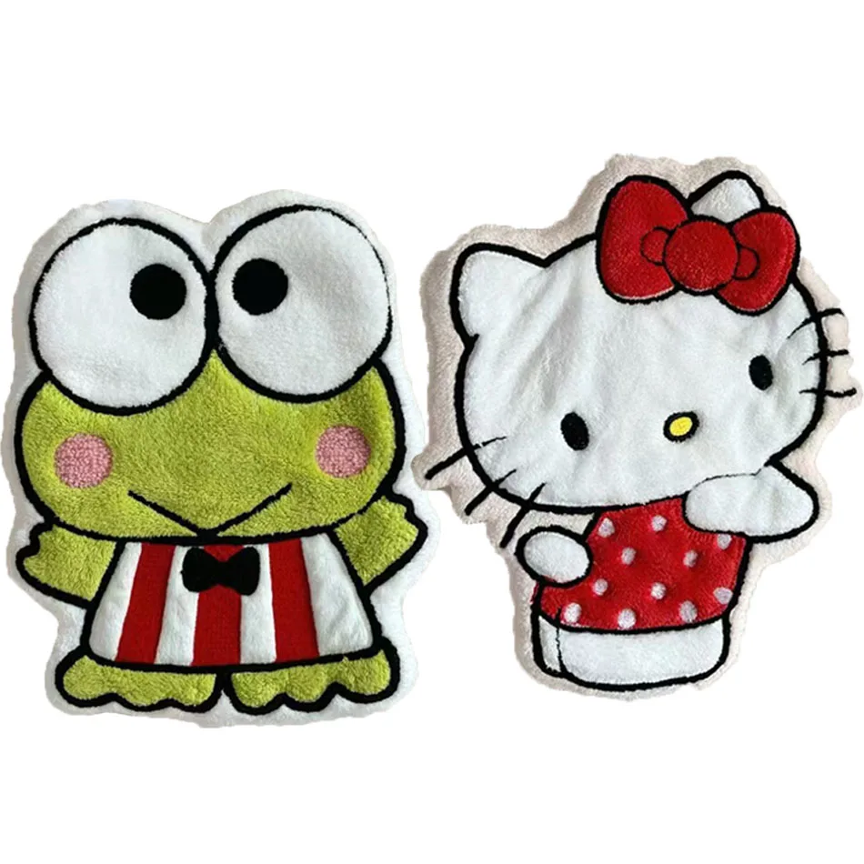 

Милые полотенца для рук из кораллового флиса - дизайн с персонажами Hello Kitty, My Melody, Pochacco, высокая впитываемость, быстросохнущие, подарок для детей и кухни