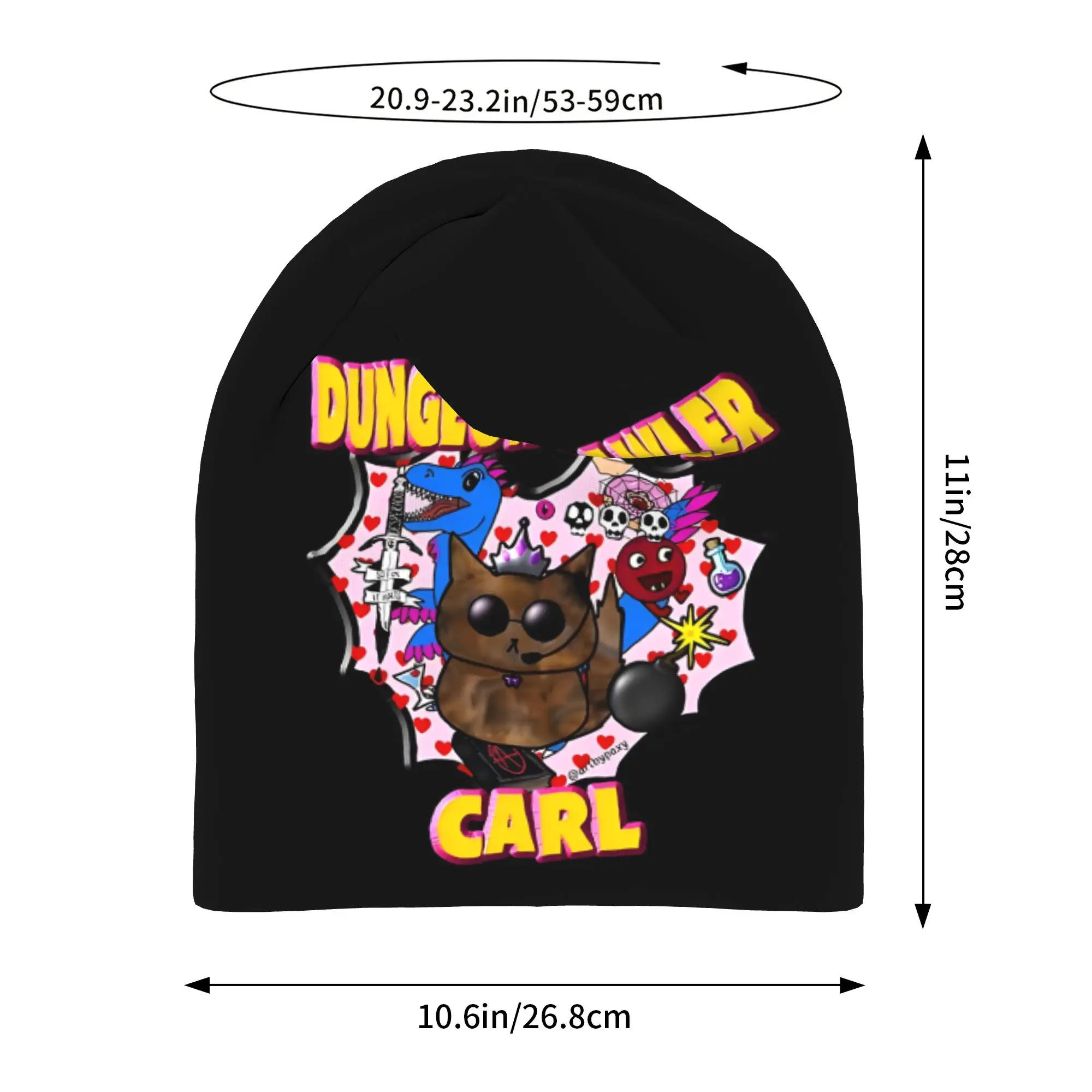 Autumn Dungeon Crawler Carl Princess Donut Bonnet Homme Fashion Thin Hat  Skullies Beanies Caps Men Women Novelty Hats