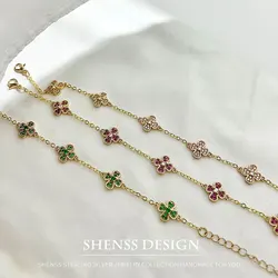 Copper Plated 14k Zircon Bracelet