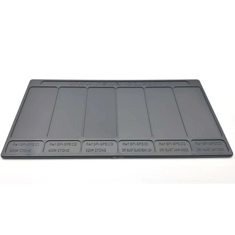 Plastic Ion Molding VDI Texture SPI Polish Gr Reference Card