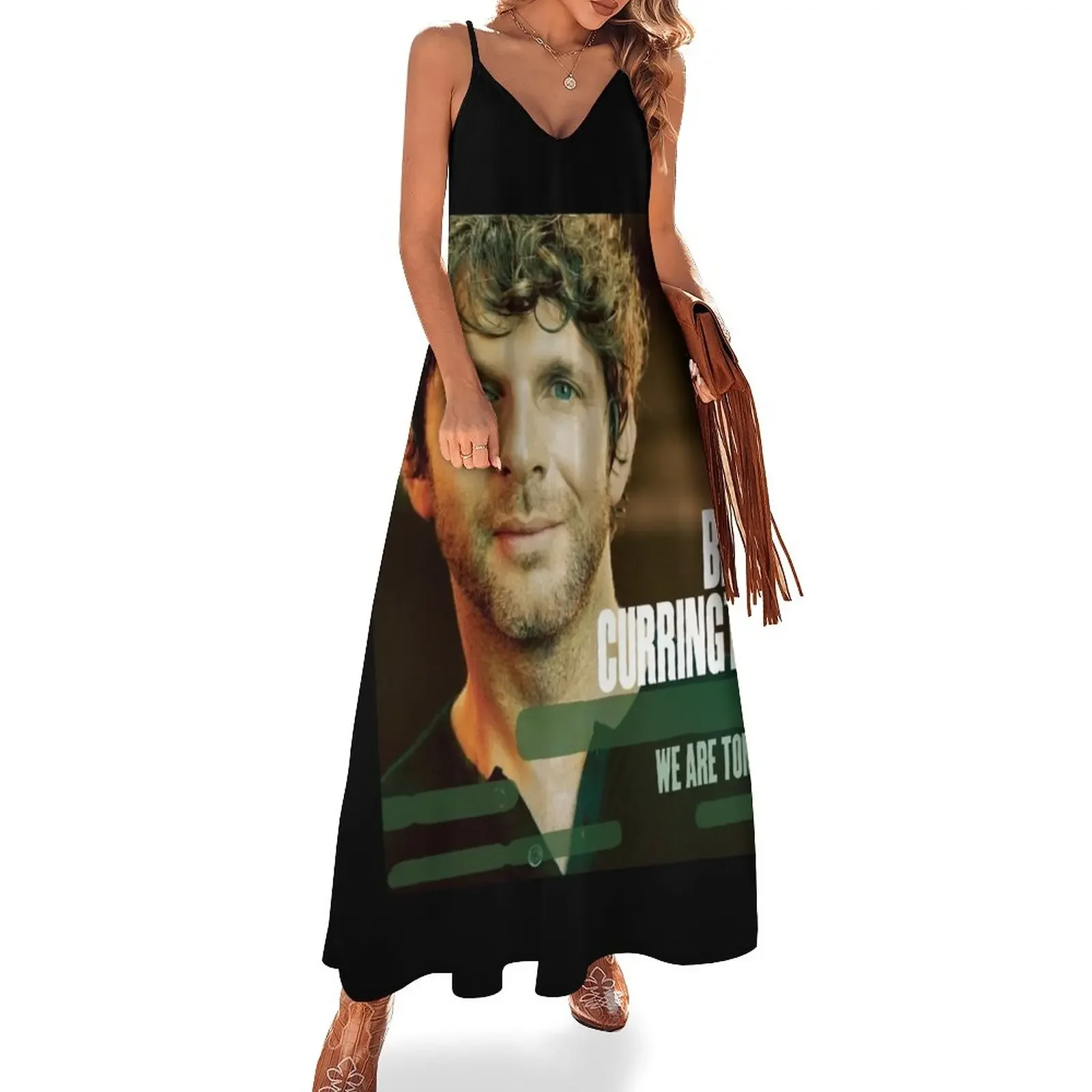 

Billy currington we are tonight Sleeveless Dress womans clothing evening dresses luxury 2024 Bride dresses