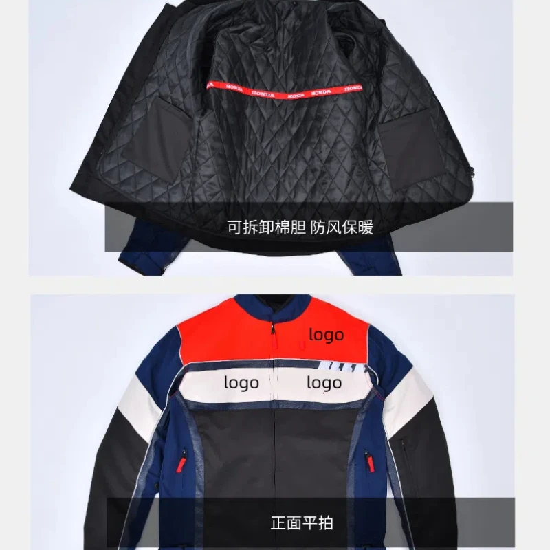 Winter new cotton windproof warm motorcycle riding clothes motorcycle jacket fall wear-resistant racing clothes