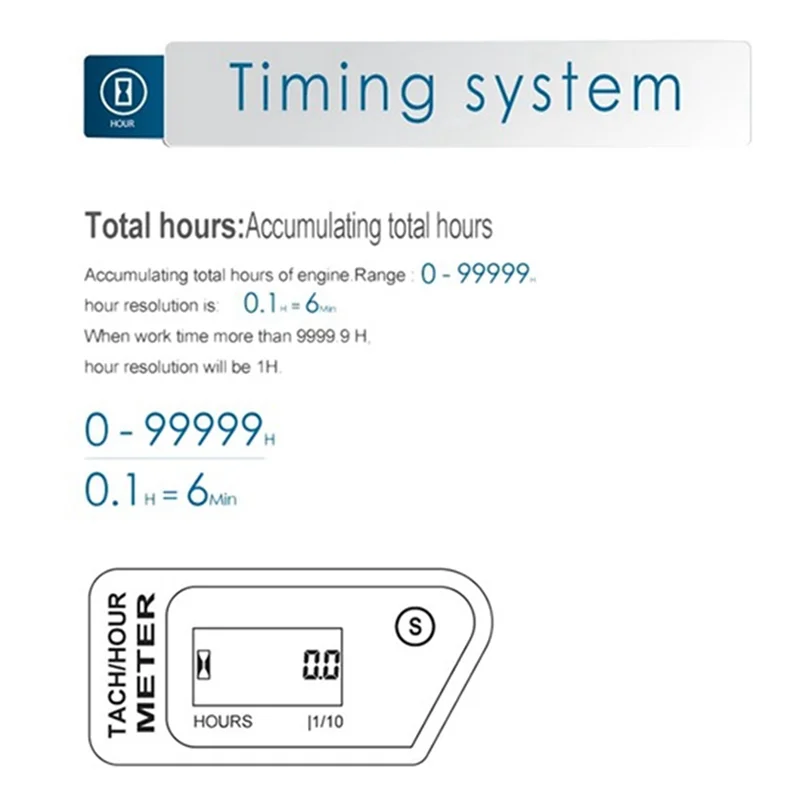 متفوقة دراجة نارية سرعة ساعة متر حثي LCD الرقمية التراكمية ساعة متر للدراجات النارية ATV جزازة شاحنة قارب