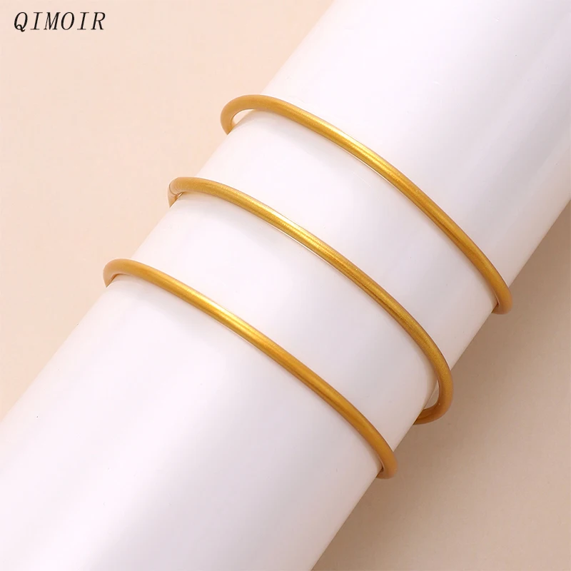 Thin Silicone Jelly Bangles For Women Tube Trendy Holiday Gifts Fashion Jewelry New Hot Sales Styles Accessories Party C1394